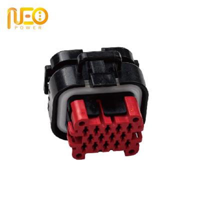 China 14 Way Vehicle Charger High Voltage Interlock Connector High Speed Transmission 8A for sale