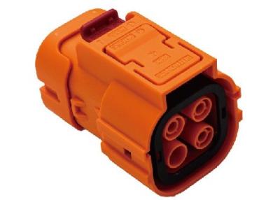 China 1000V DC RoHs DC Power IP67 3 Pin Electrical Automotive Connector With Plastic Shell for sale