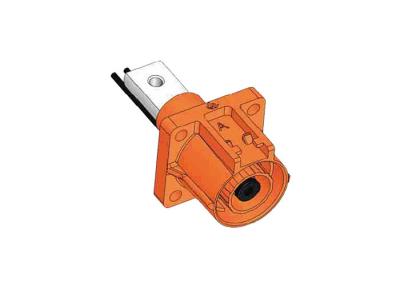 China IP67 DC Power Single Pin Female Socket Receptacle Connector RoHs Certification for sale