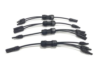 China X Type PV Branch Connectors , 550A 3 To 1 MC4 Connector Compatible for sale