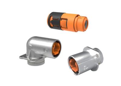 China IP67 2 Pin Waterproof Straight Connector Plug, 2 Pin Right Angle Battery Connector zu verkaufen