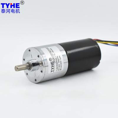 China 37mm Permanent Magnet Brushless DC Gear Motor 10rpm 12v 24v Low Speed for sale