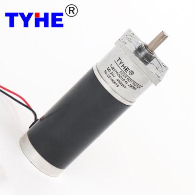 China Reversible Tyhe Dc Geared Motor 37mm Gearbox 12v High Torque Low Speed for sale