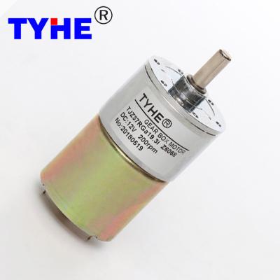 China Reversible Dc Spur Gear Motor Miniature Gearbox 15rpm High Torque for sale