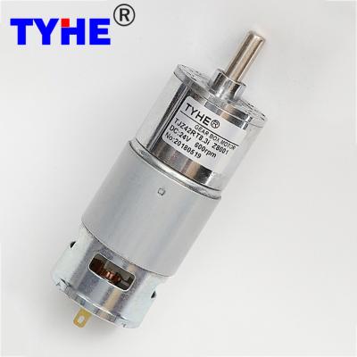 China 42mm GearBox Brushed DC Motor 30 Rpm Steel Gear Electric Motor For Smart Mop for sale
