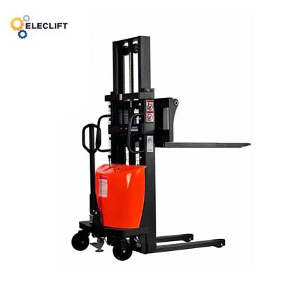 China High Lift Semi Electric Pallet Stacker Capacity 1000kg for sale