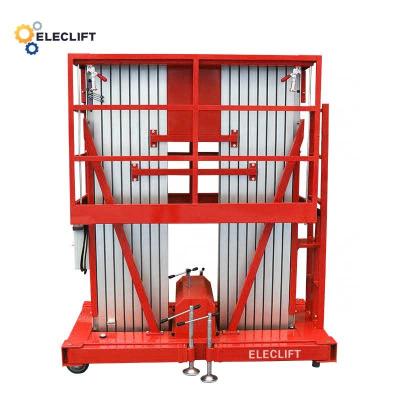 中国 220V Aluminum Lift Platform Non Slip Electric Man Lift 販売のため