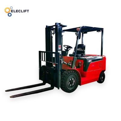 China 0-15Km/H Travel Speed Industrial Four Wheel Forklift Truck 1-3 Tons Capacity en venta