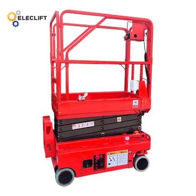 China 1.8M-6M Lifting Height Mini Electric Scissor Lift Warehouse for sale