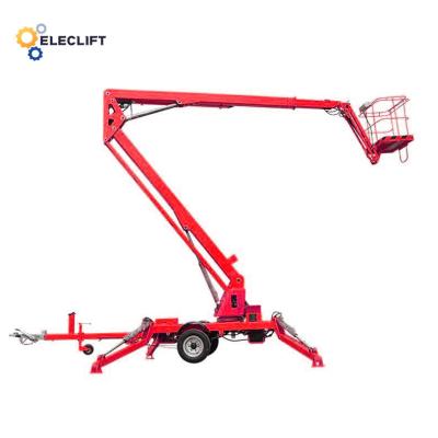 China ISO Mobile Boom Lift Telescoping Man Lift Stowed Height 7Ft-10Ft for sale