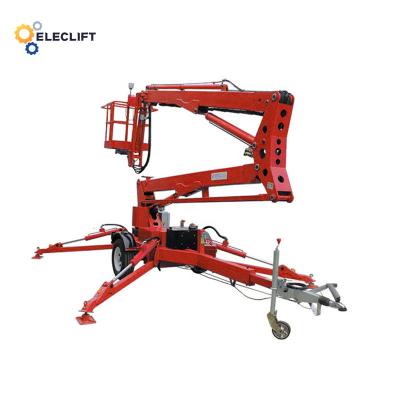 China Analog Controls Tow Behind Scissor Lift Telescoping Boom Lift for sale