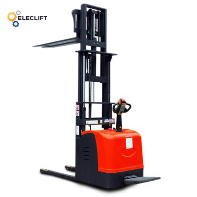 China Battery Operated Reach Electric Stacker Truck Lifting Speed 0.15m/S for sale