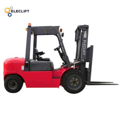 China Hydraulic Four Wheel Forklift LPG Forklift Fork Length 1.2-2.4 Metres for sale
