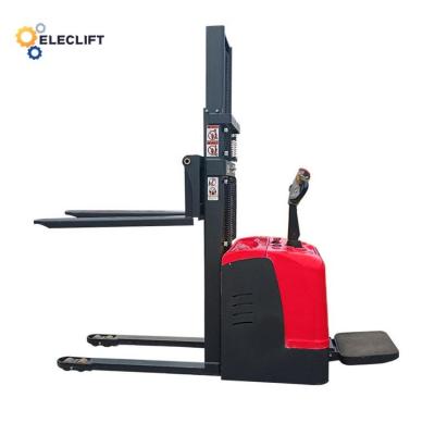 China High Lift Pallet Truck 2000kgFull Electric Pallet Stacker Fork Width 550mm 685mm for sale