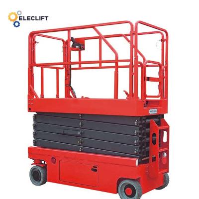 China Hydraulic 20 Ft Self Propelled Scissor Lift Dimensions 4x8 Feet for sale