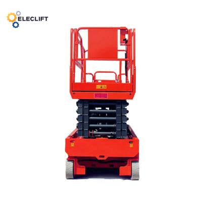 China Manual Steering Self Propelled Scissor Lift With Emergency Stop Button for sale