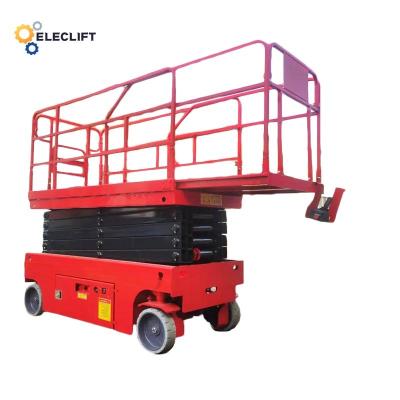 China 1000 Lb Self Propelled Scissor Lift Hydraulic Lift Table Gradeability 25% for sale
