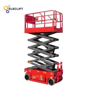 China 4x8 Feet Electric Self Propelled Scissor Lift Trolley 2-3 Feet/Minute for sale