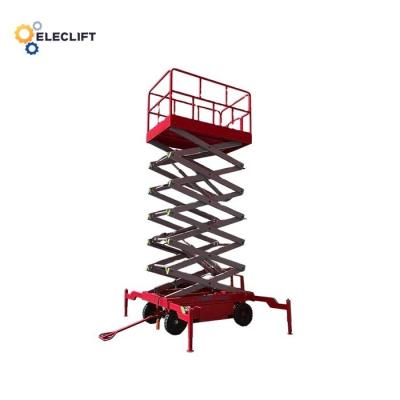 China Lifting Height 6m-18m Mobile Hydraulic Lift With Emergency Stop zu verkaufen