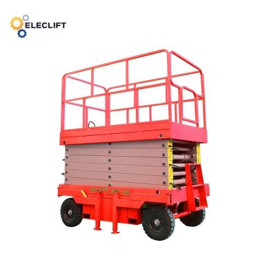 China CE ISO Mobile Scissor Lift Table With Large Platform With Outriggers zu verkaufen