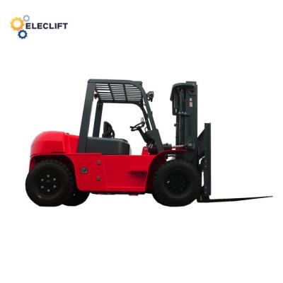 China LPG Gas Forklift Four Wheel Forklift Lifting Height 2-6 Metres for sale
