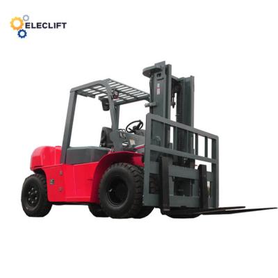 China Seated Operator 3 Ton Diesel Forklift Truck Tilt Angle 45-60 Degrees à venda