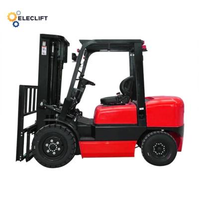 China Gas Powered 4 Wheel Forklift For Heavy Duty Loading à venda