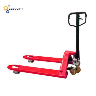 China 400Lbs Powder Coated Custom Manual Pallet Truck With 2-3 In Load Rollers en venta