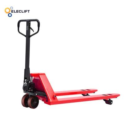 China 500-6000lbs Pallet Lifter Manual Pallet Truck With 7-9 In Steering Wheel for sale