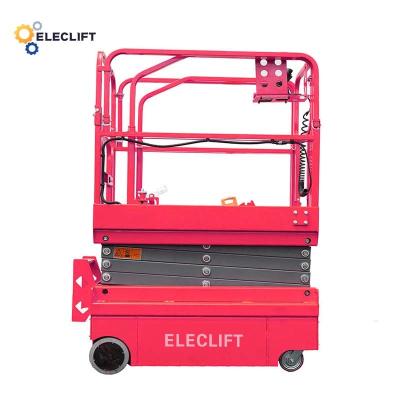 China Small Electric Lift Platform Rough Terrain Scissor Lift 8M-6.7M Working Height for sale