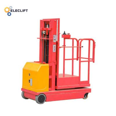China 1000lbs Capacity Order Picker Forklift Electric 60*30*120 Inches Dimensions en venta