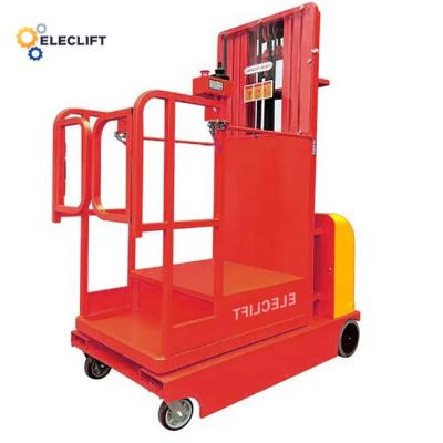 China Steel Picker Forklift Order Picking Equipment Remote Control en venta