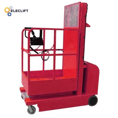China 60 Inches Electric Stock Picker Turning Radius With Cushion Tires for sale