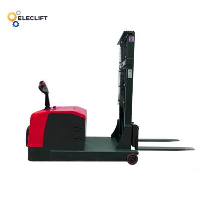 China PLC Control Warehouse Reach Truck Battery Powered Pallet Truck for sale
