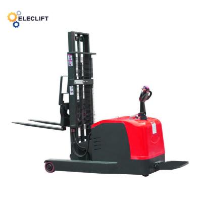 China 20Km/h Warehouse Forklift Trucks Double Rider Pallet Jack With Reverse Alarm for sale