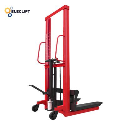 China Straddle Stacker Forklift Hand Pallet Stacker Capacity 1000kg-3000kg for sale