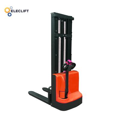China 690 Mm Fork Width Fully Electric Pallet Stacker Efficient Storage Solution for sale