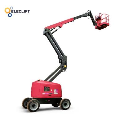 China 30m Telescopic Boom Lift 4WD Narrow Electric Articulating Boom Lift for sale