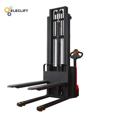 China 2500kg Polyurethane Full Electric Pallet Stacker 3000mm Lifting Height 210Ah Battery Capacity for sale