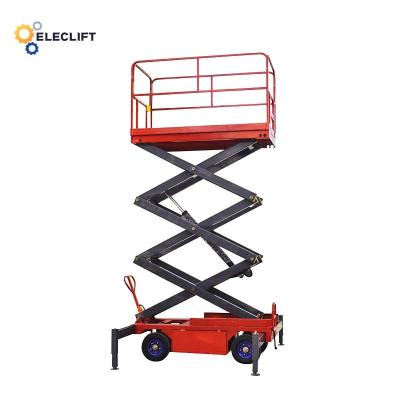 China Customizable Battery Powered Mobile Scissor Lift with Overload Protection and Emergency Stop Feature for sale