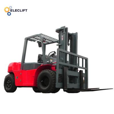 中国 Power Steering Duplex Mast Forklift Up To 10 000 Lbs Hydraulic/Mechanical Brakes 16km/h 販売のため