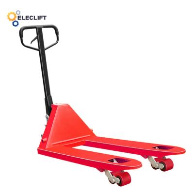 China Capacity 1000-2000kg Manual Pallet Truck 580mm / 685mm Overall Width for sale