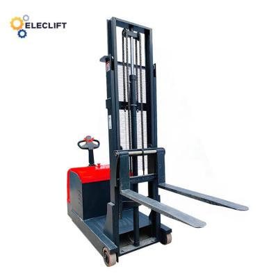 China 980mm Wheelbase Electric Warehouse Forklift with Fork Width 0.7-1.2 Meters for sale