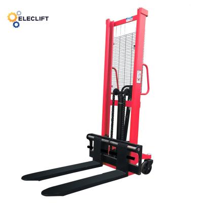 China 1 Ton Manual Pallet Stacker 500mm Load Center Easy Operation for sale