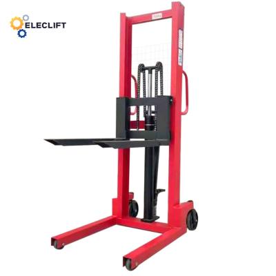 China Polyurethane Wheel Type Hydraulic Lift Motor Manual Electric Stacker for Easy Maintenance for sale
