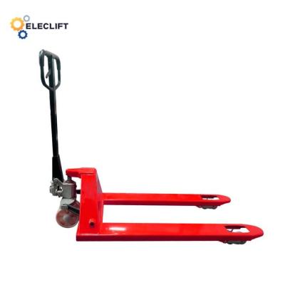 China 2000 Kg Heavy Duty Manual Pallet Truck with Polyurethane Steering Wheels for sale