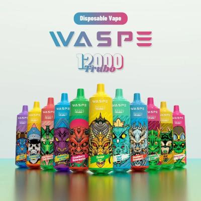China Waspe 12000 Puffs Big Puff Vape E Cig Box Mods  20ml Pre-filled ejuice 0.8ohm Coil for sale