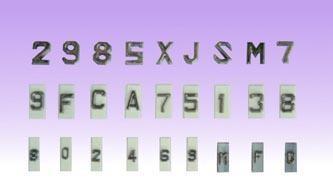 China Los marcadores radiográficos de la identificación de la radiografía de los accesorios llevan los números de las letras para las figuras leídas en venta