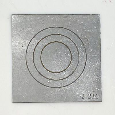 China Standard Sensitivity Test Specimen Qqi Magnetic Particle Inspection Test Shim for sale