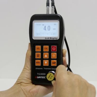 China NDT Instrument LED Screen Portable Ultrasonic Thickness Gauge 0.75-300mm for sale